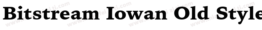 Bitstream Iowan Old Style Black Italic BT字体转换